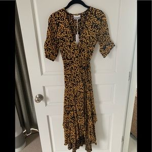Ganni wrap dress - brand new/never worn